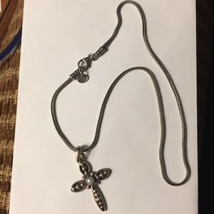 Silpada Credence Pearl Cross Necklace